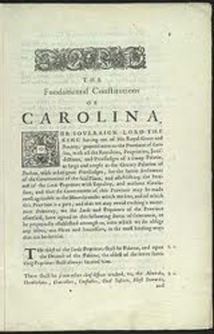 Loce is asked to write the Fundamental Constitution of Carolina.