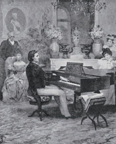 The last concert Frederic Chopina in the country