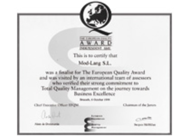 Premio Europeo a la Excelencia Empresarial