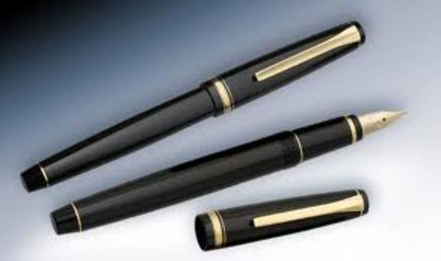 The Fountain pen is Invented