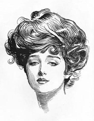 Gibson Girl Created by Charles Dana Gibson (Illustrator)