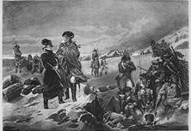 •	Winter at Valley Forge 1777-1778