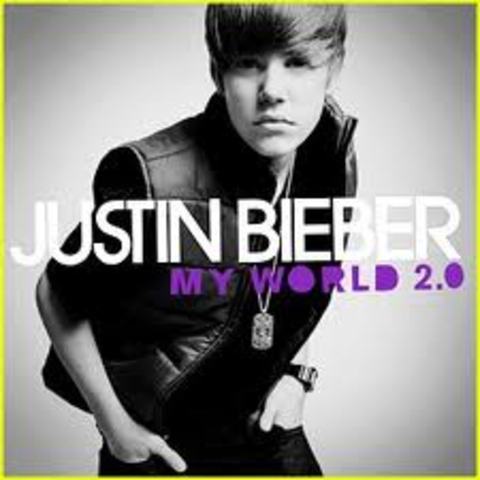 Justin Bieber Rleases His First Album, "My World 2.0"
