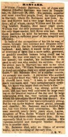 Death of William Bateman (husband)