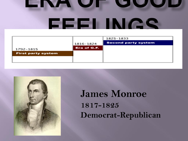 Era of Good Feelings