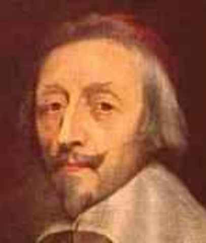 Cardinal Richelieu bagan to take over the duties for the king.