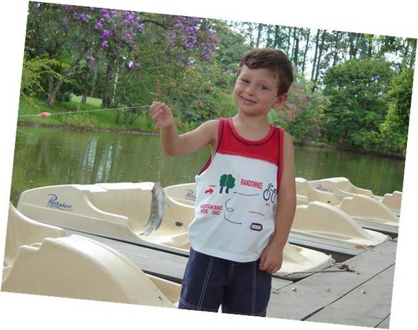 Pesquei meu primeiro peixe