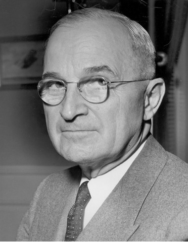 Harry Truman becomes president of the U.S.