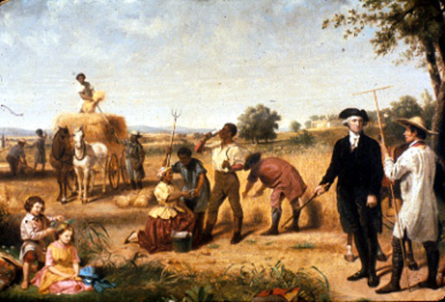 George Washington lived as a farmer!