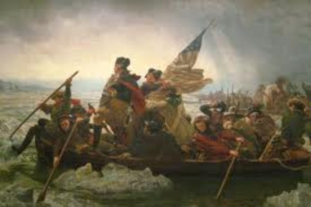 Crossed the Delaware River from Pennsylvania to New Jersey to attack the British.
