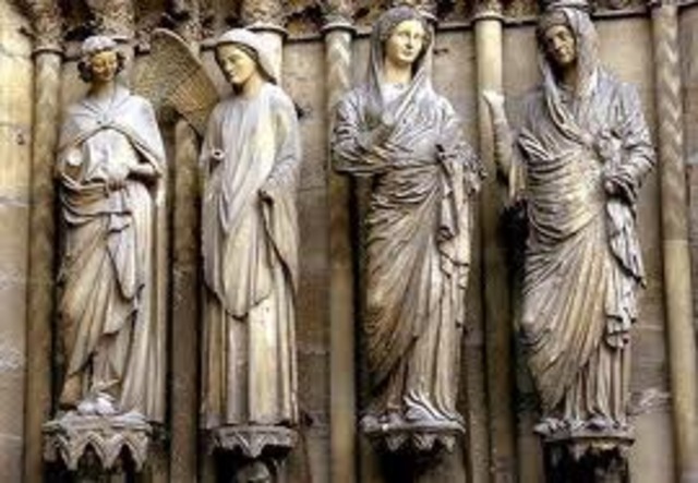 Visitation and Annunciation, Rheims Cathedral