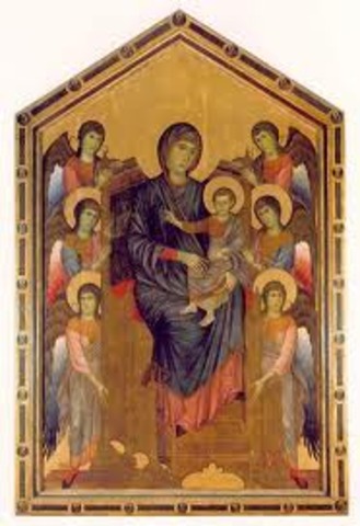 Cimabue, Madonna Enthroned