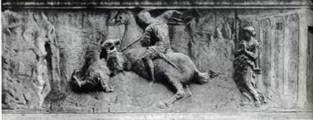 Donatello, St George and the Dragon, Orsanmichele