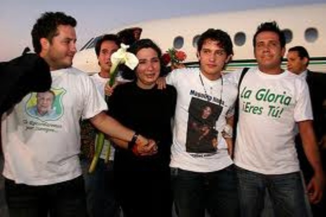 Secuestro de Gloria Polanco e Hijos.