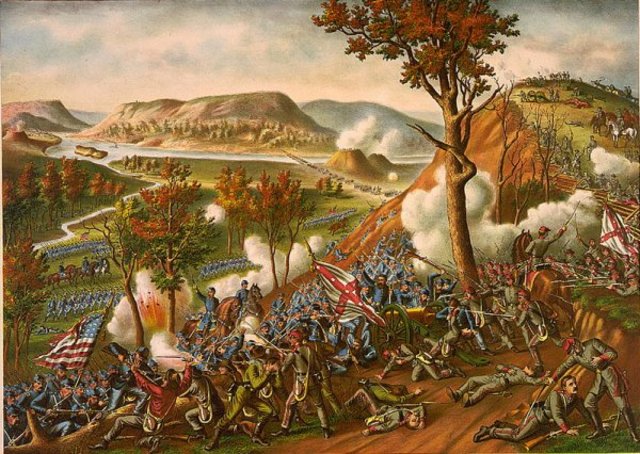 Bragg's army is defeated.