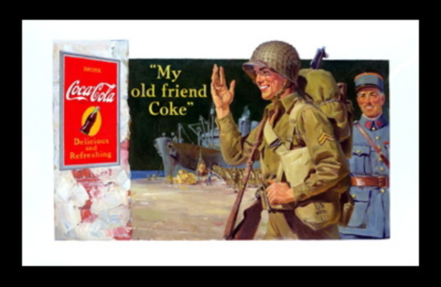 coca cola ad durring ww2