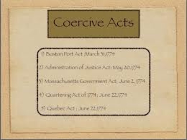 Coercive Acts