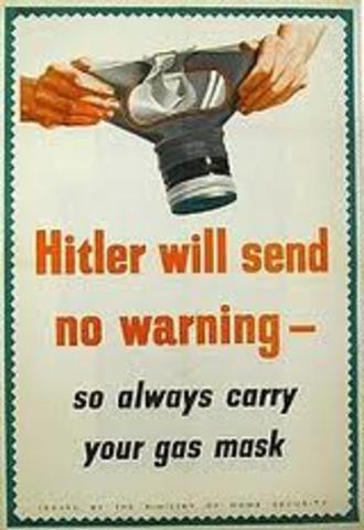 The Phony War (Sitzkrieg) Starts