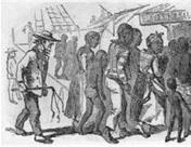 Beginning of Portuguese slave trade