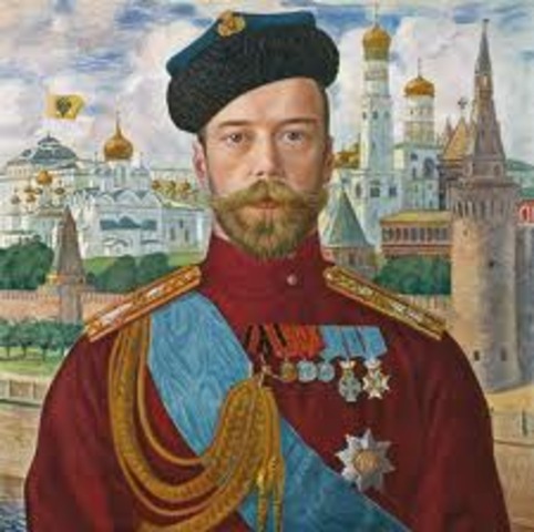 Czar Nicholas II abdicates Russian Empire