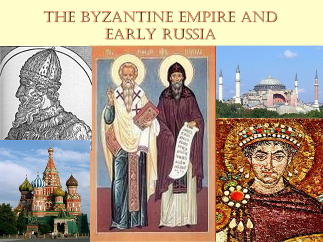 Byzantine culture spreads to Russia.