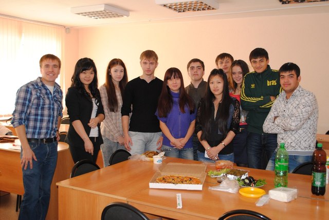 На этой паре мы поели, было вкусно)))