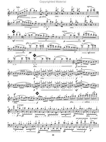 Cello Concerto in B flat major (G 482).