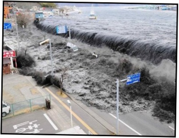Tsunami e furacão no Japão