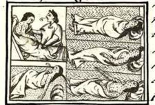 Cuitahuac dies of smallpox, is the last king of Tenochtitlan