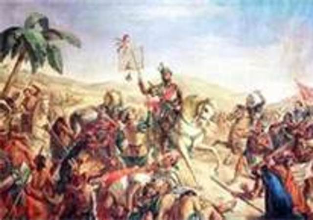 Cortes arrives in Tenochtitlan