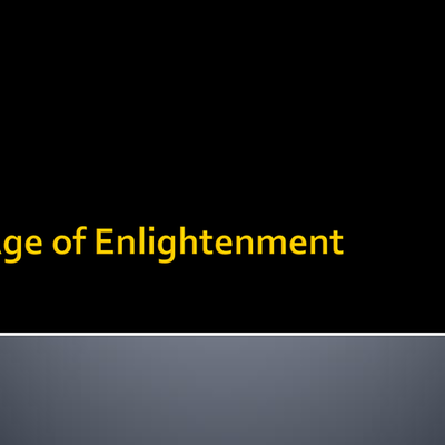 Timeline: The Age of Reason