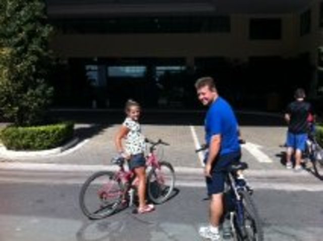 Andando de bicicleta!