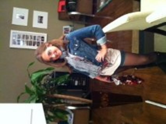 Eu me preparando para a festa da Roberta