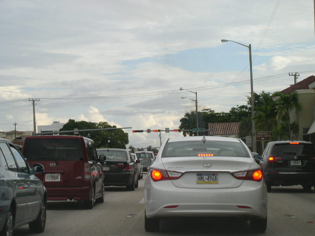 Second time stuck in traffic