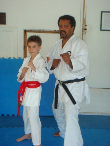Faixa vermelha no karate