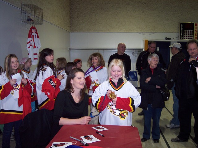 First year of girls hockey