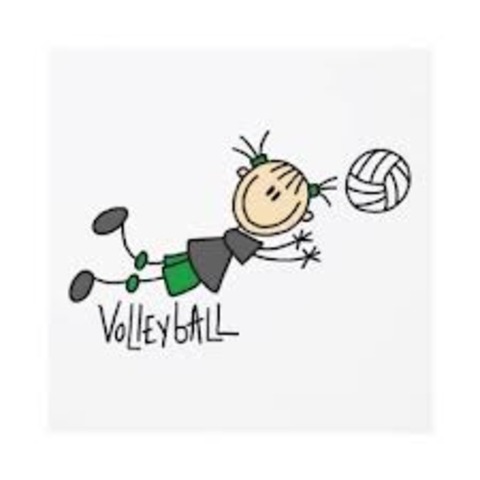 First time playing volley-ball
