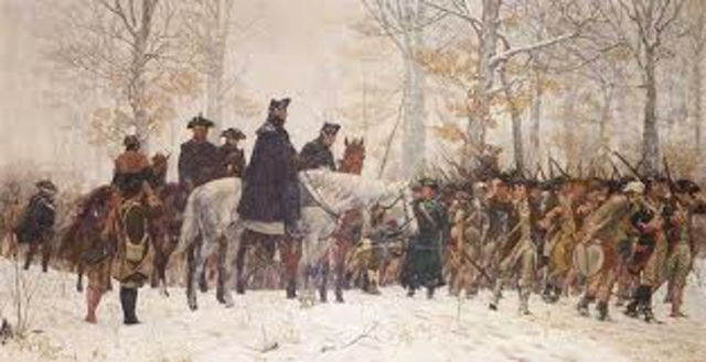 The winter at Valley Forge 1777-1778
