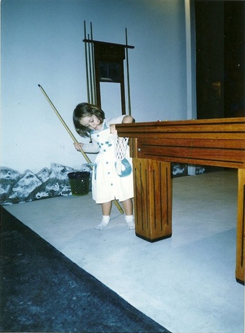 Primeiro "jogo" de bilhar