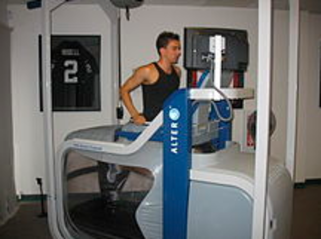 First Prototype of the AntiGravity Treadmill