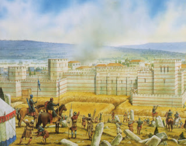 The  Avars an Persians  against Constantinople