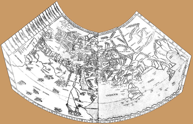 The long-lost map of the world drawn by the geographer Ptolomey is found