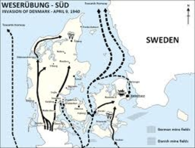 Final plans for the invasion on Denmark and Norway