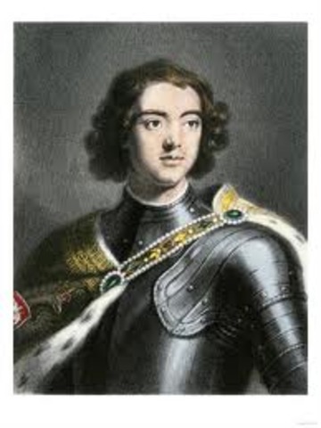 Peter the Great is Czar