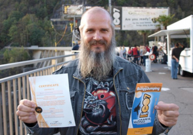 Байкер уже в Швейцарии