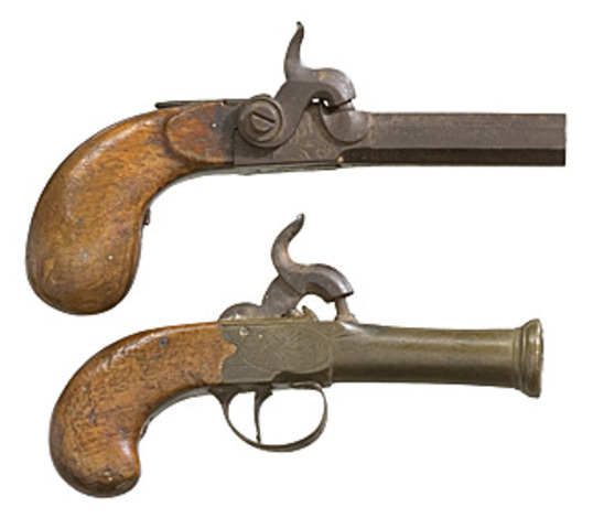 The first gun appears in Europe