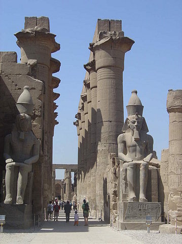 Le Temple du Dieu Amon, Louxor, Egypte, 1300- 1250 avt JC environ