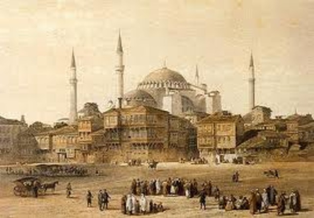 Destruction of Hagia Sophia.