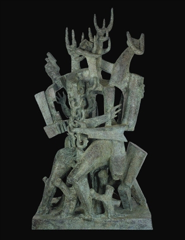 Ossip Zadkine, La Forêt humaine, Bronze, 1957-58