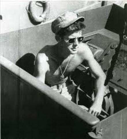 JFK Enters U.S. Navy